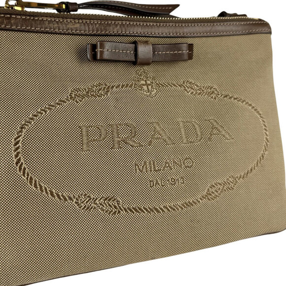 PRADA Brown Leather Shoulder Bag main image 6
